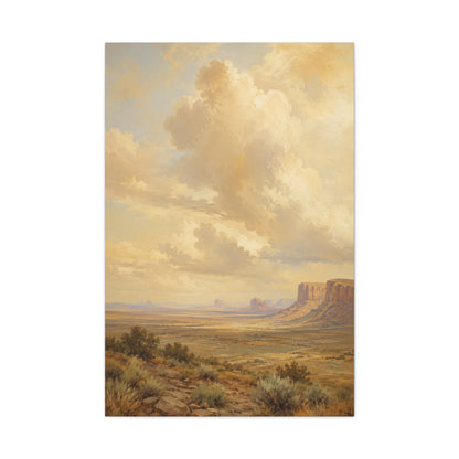 Golden Canyon Vista Western Landscape Wall Art & Canvas Print