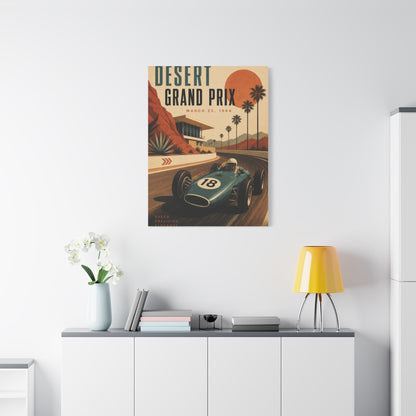 Desert Grand Prix Motorsport Sports Wall Art & Canvas Print