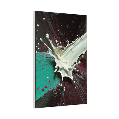 Abstract Liquid Paint Impact Wall Art & Canvas Print