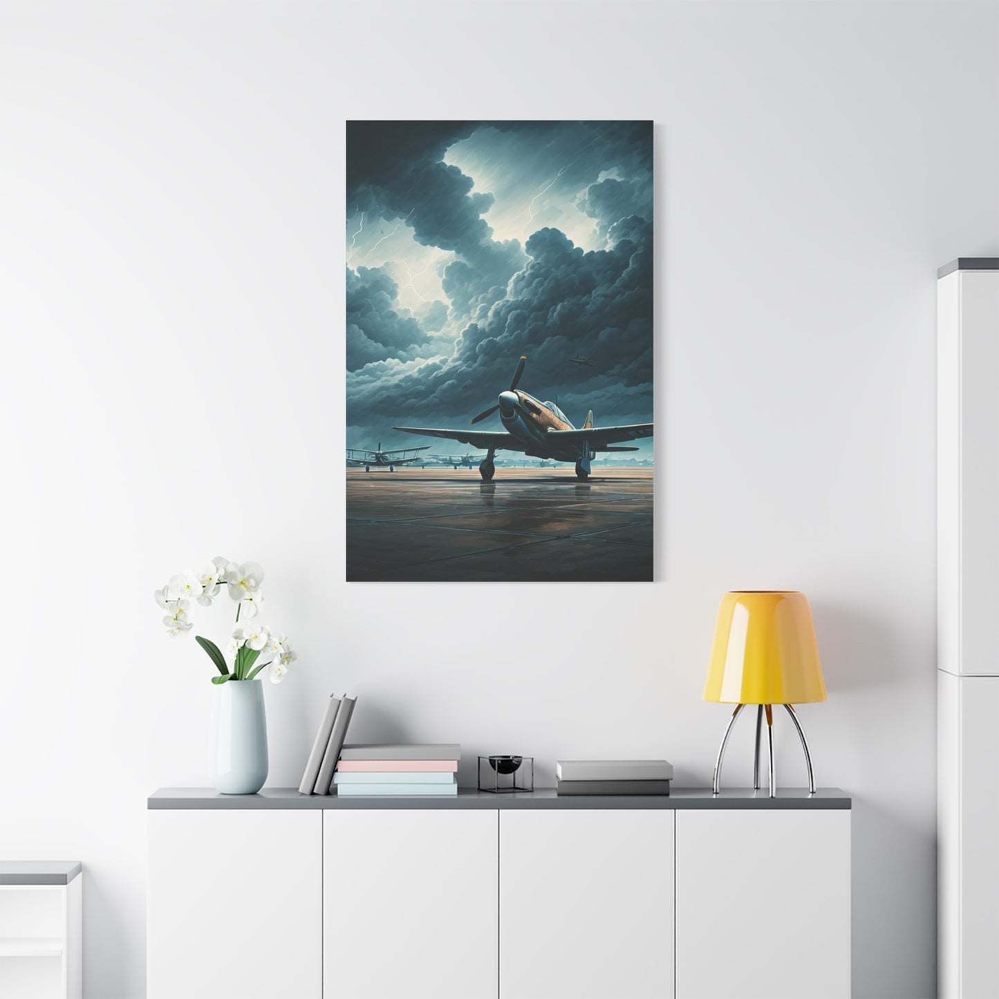 Stormfront Runway Departure Wall Art & Canvas Prints