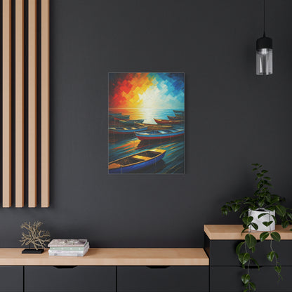 Radiant Harbor Reflections Wall Art & Canvas Print