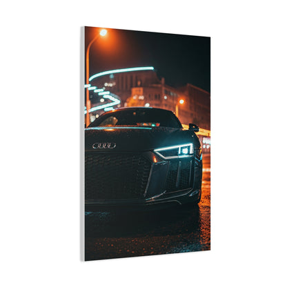 Audi R8 V10 Plus Downtown Night Drive Wall Art & Canvas Prints
