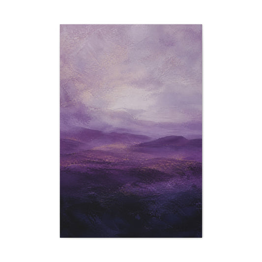 Amethyst Horizon Landscape Wall Art & Canvas Print