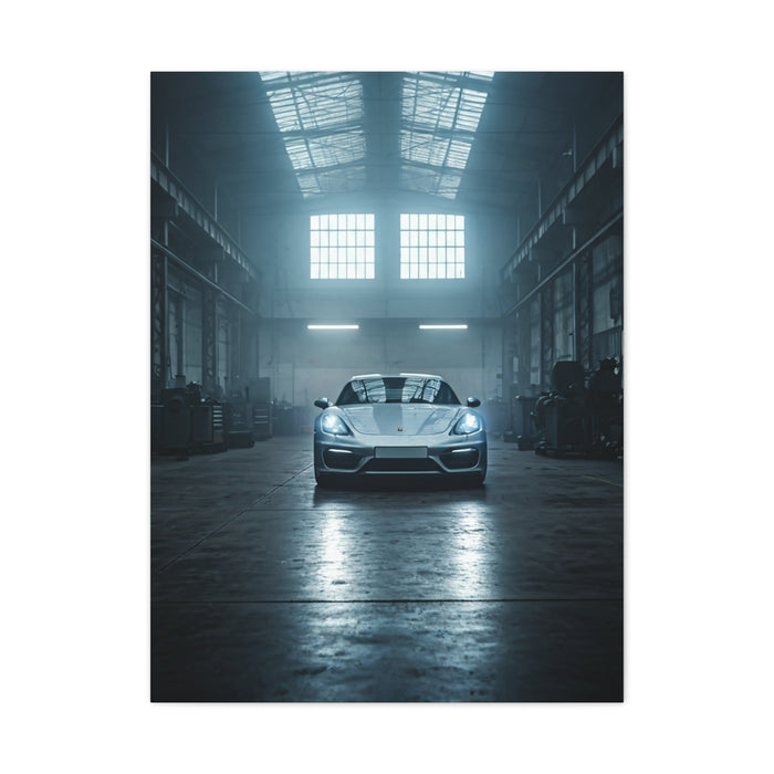 Porsche 718 Cayman Workshop Precision Wall Art & Canvas Prints