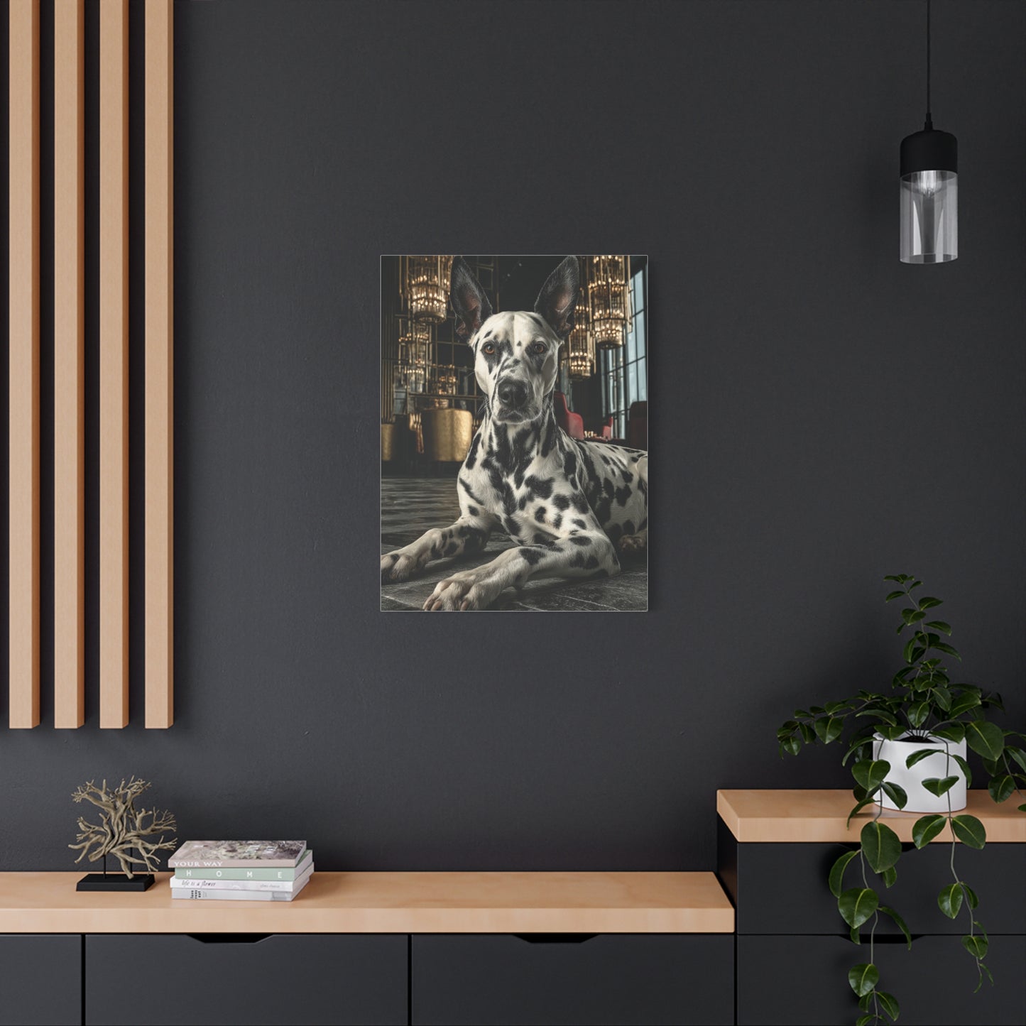 Dalmatian Luxury Lounge Portrait Wall Art & Canvas Print