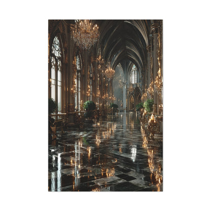 Grand Palace Corridor Luxury Wall Art & Canvas Print