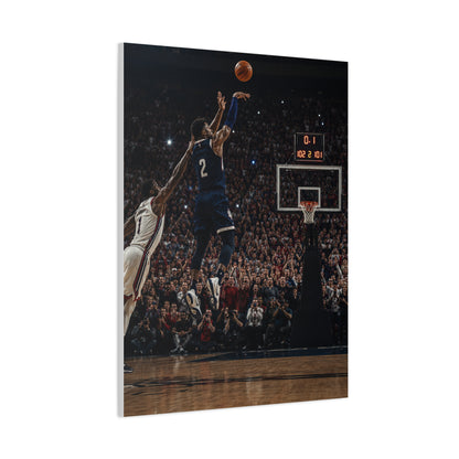 Final Second Game Winner Basketball Sports Wall Art & Canvas Print
