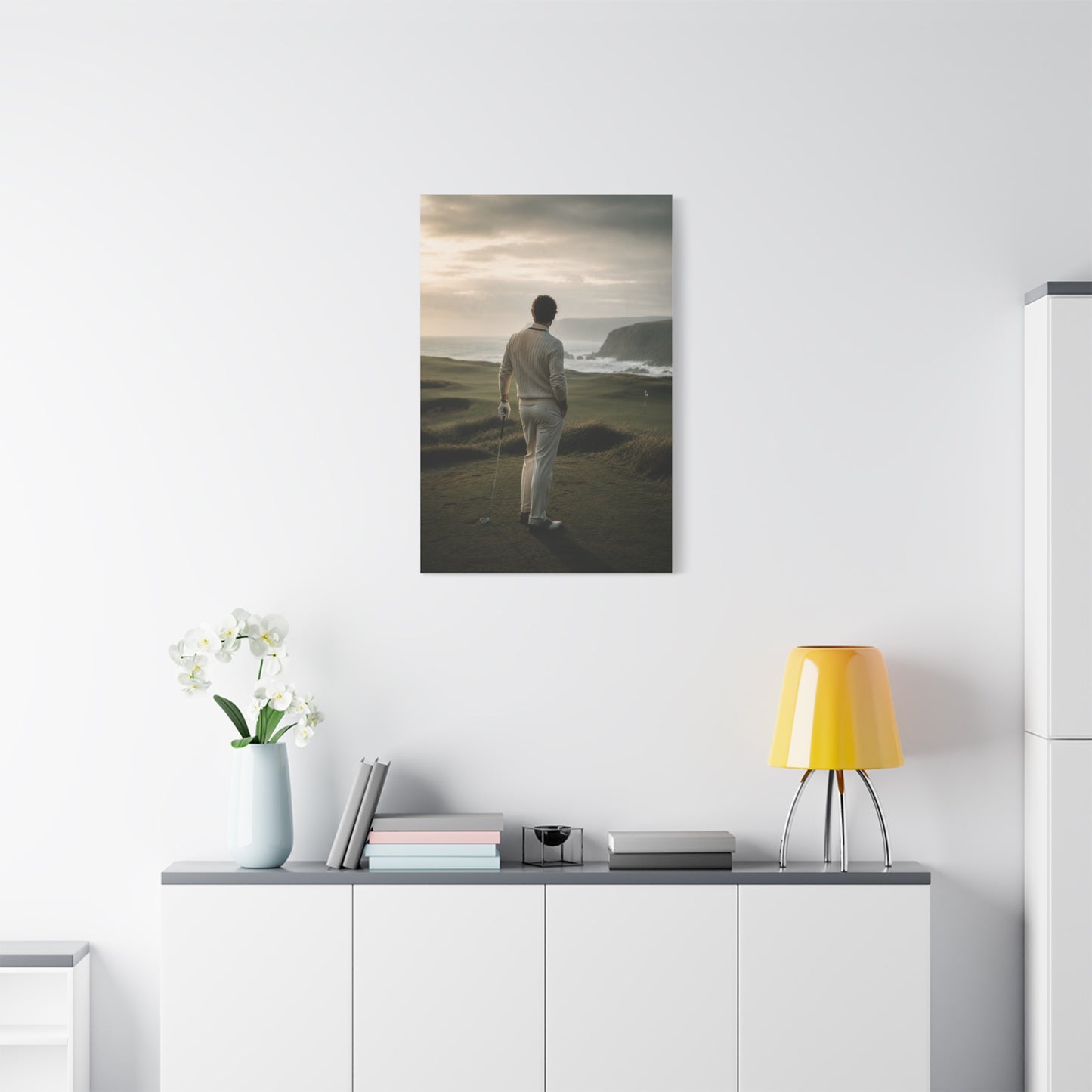 Old Money Coastal Golf Sports Wall Art & Canvas Print
