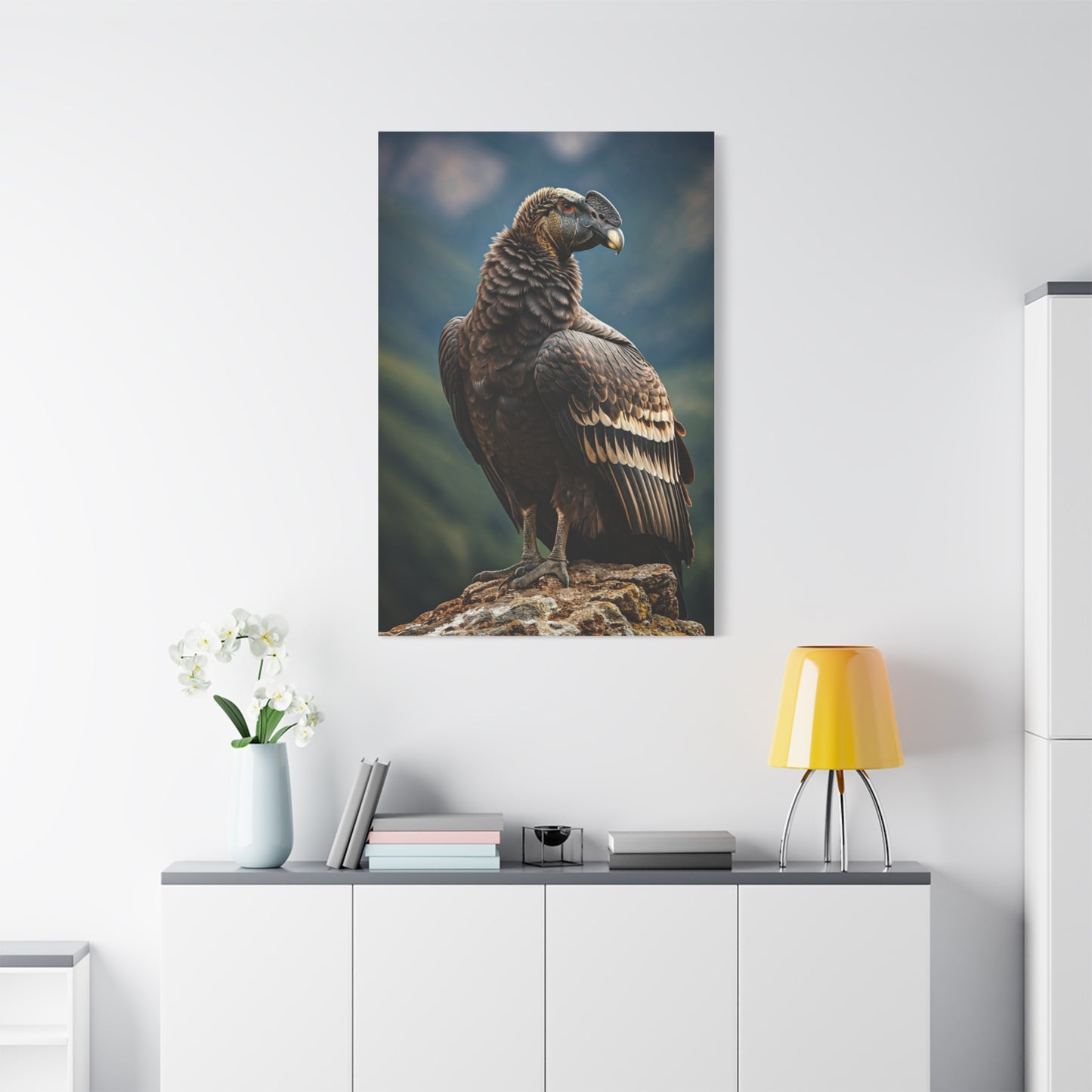 Andean Condor on Mountain Ledge Wall Art & Canvas Prints