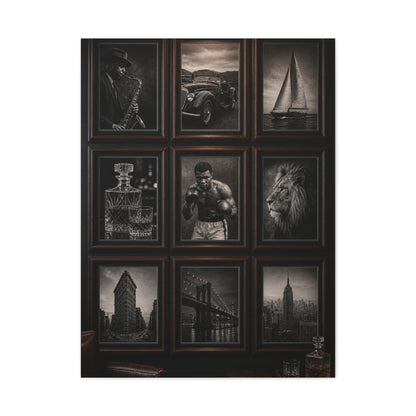 Executive Lounge Gallery Grid Wall Art & Canvas Print