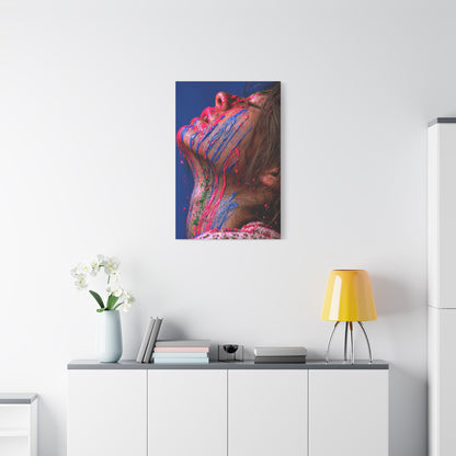 Liquid Pigment Expression Portrait Wall Art & Canvas Print