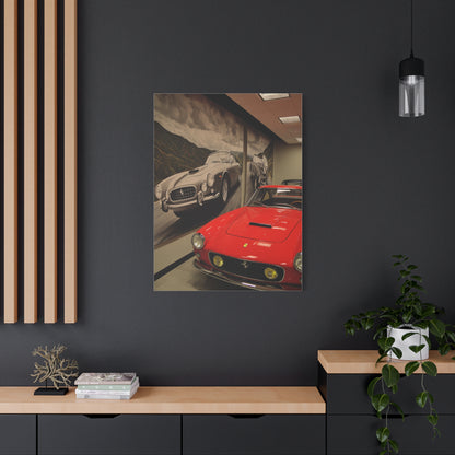 Ferrari Showroom Automotive Wall Art & Canvas Print