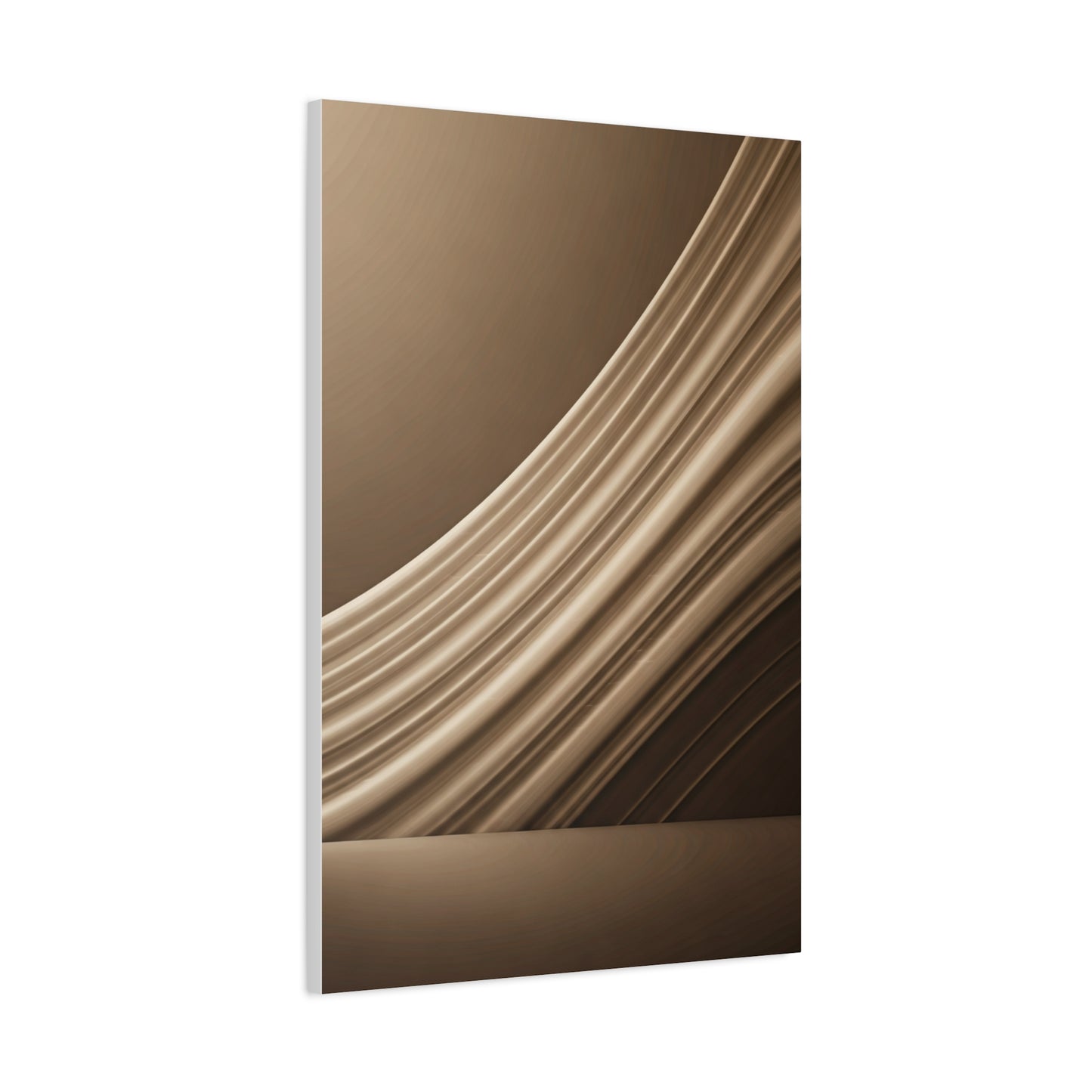 Layered Bronze Lines Abstract Wall Art & Canvas Prints