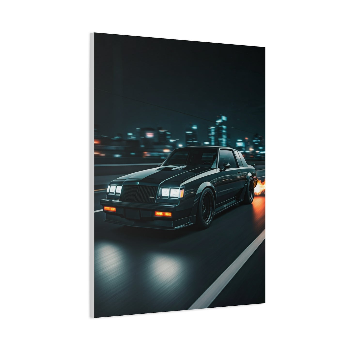 1987 Buick Regal GNX Midnight Turbo Assault Wall Art & Canvas Prints