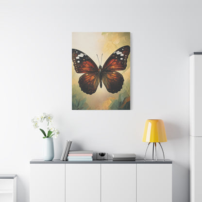 Vintage Nature Butterfly Illustration Wall Art & Canvas Prints