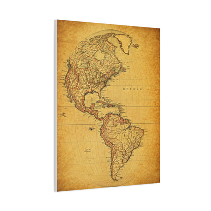 Nautical Ship Map Antique Wall Art & Canvas Prints