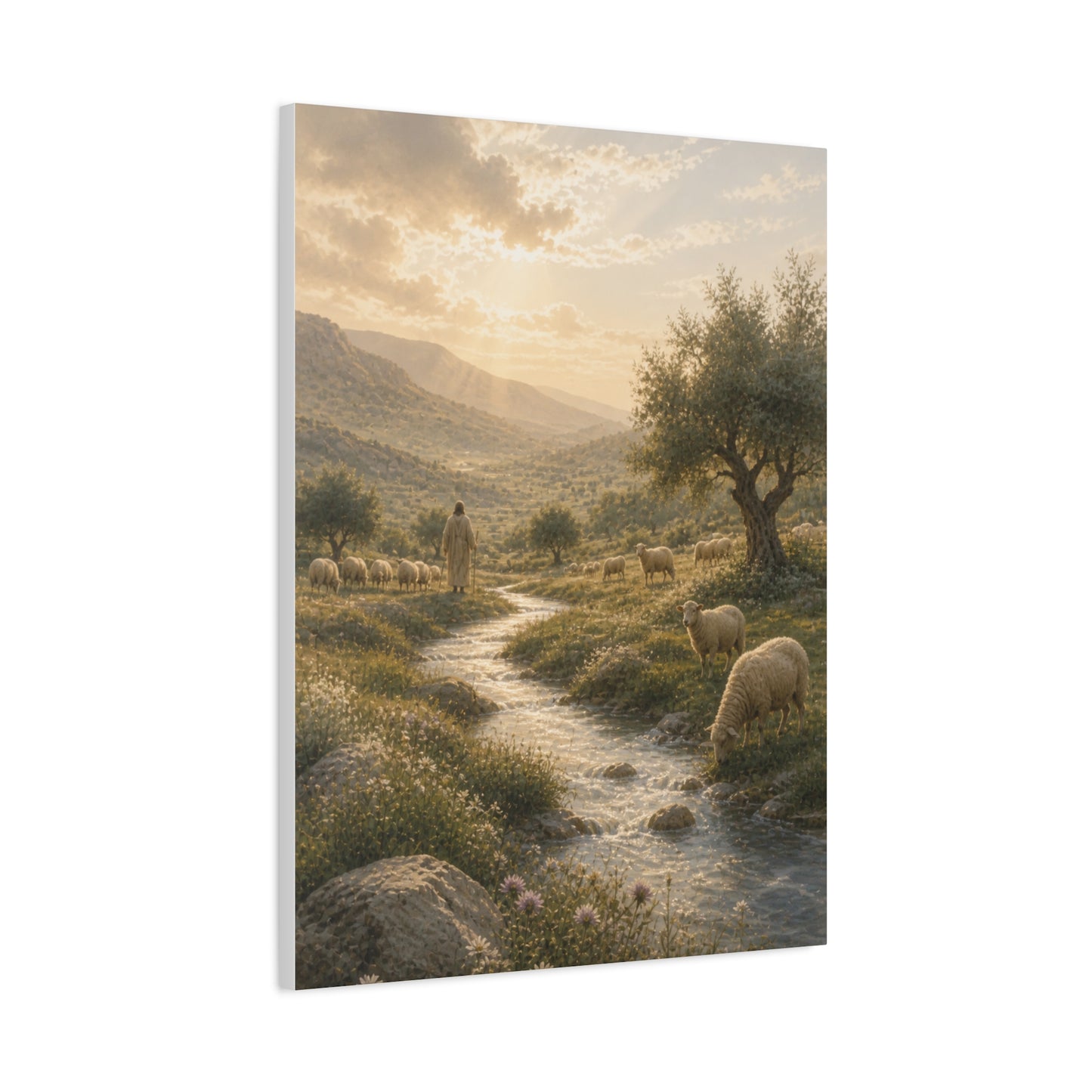 Psalm 23 Shepherd Valley Wall Art & Canvas Print