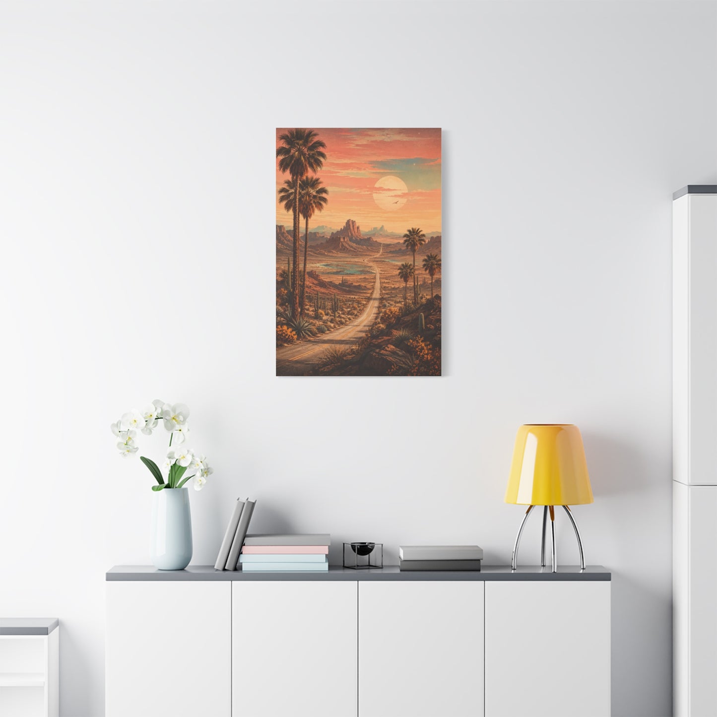 Enchanted Desert Highway Wall Art & Canvas Print