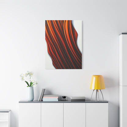 Flowing Copper Ribbon Abstract Wall Art & Canvas Prints