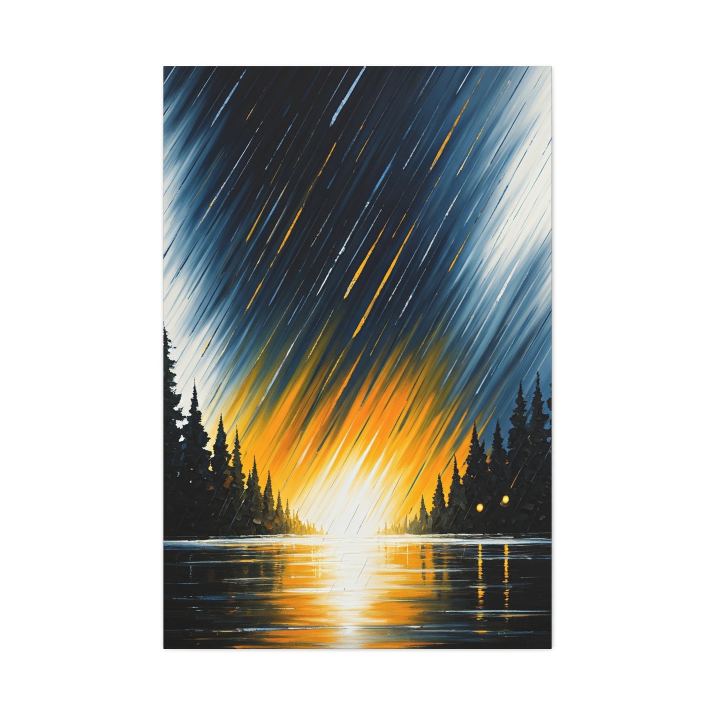 Golden Horizon Forest Landscape Wall Art & Canvas Prints