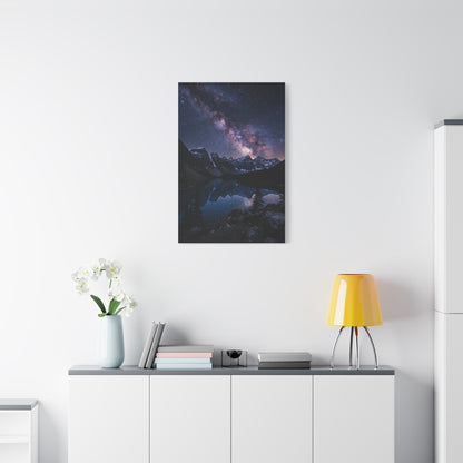 Milky Way Alpine Lake Wall Art & Canvas Print