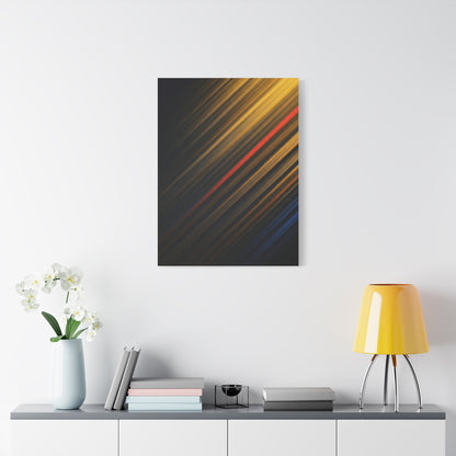 Golden Diagonal Light Abstract Wall Art & Canvas Prints