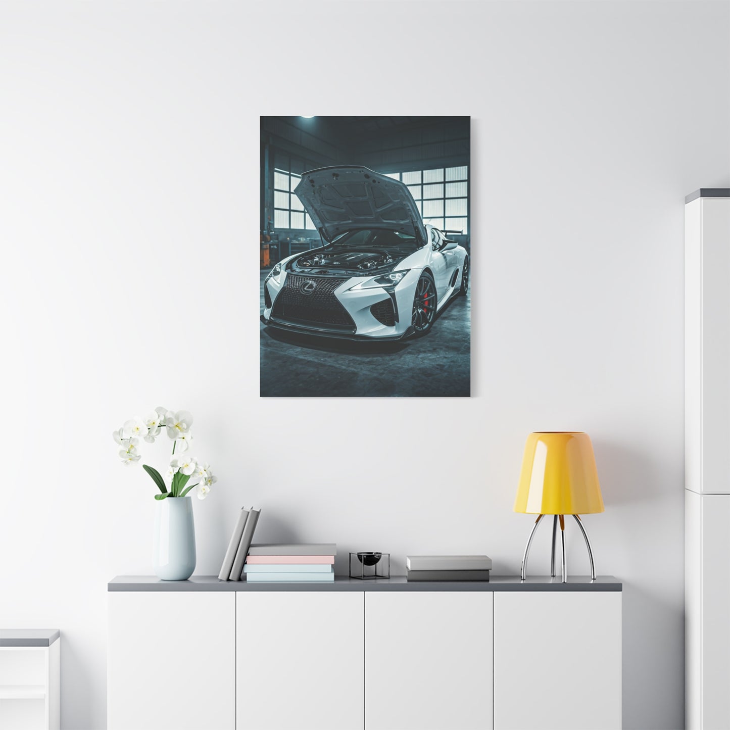Lexus LC 500 Night Workshop Mood Wall Art & Canvas Prints