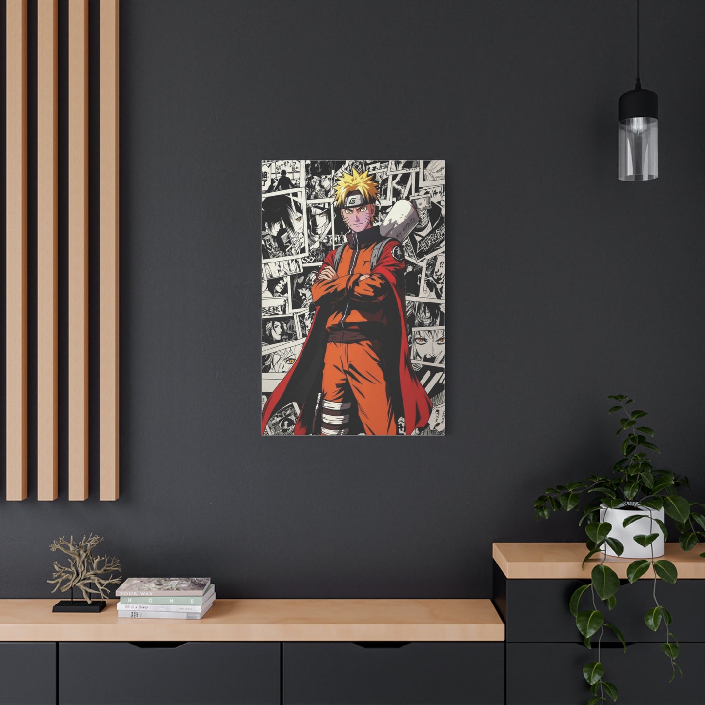 Naruto Sage Mode Poster Wall Art & Canvas Print