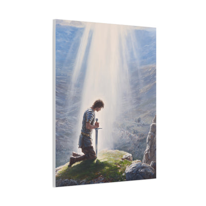 King Arthur Claiming Excalibur Sacred Destiny Wall Art & Canvas Print