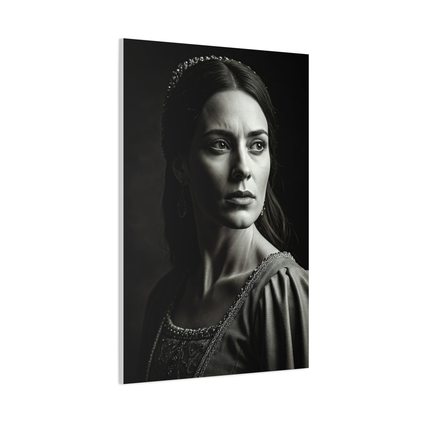 Quiet Grace Black & White Portrait Wall Art & Canvas Prints