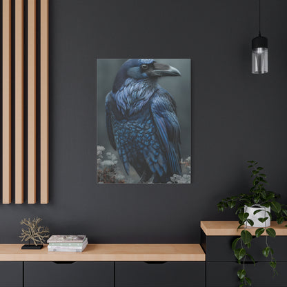 Enchanted Rune Raven Wall Art & Canvas Print