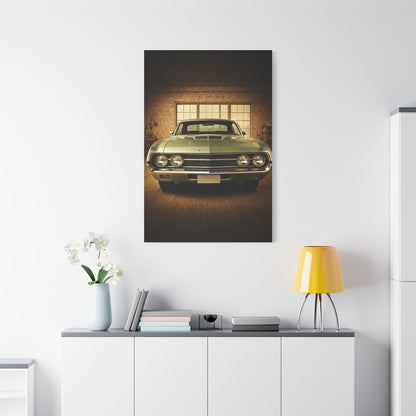 Ford Torino Cobra Vintage Barn Garage Wall Art & Canvas Prints