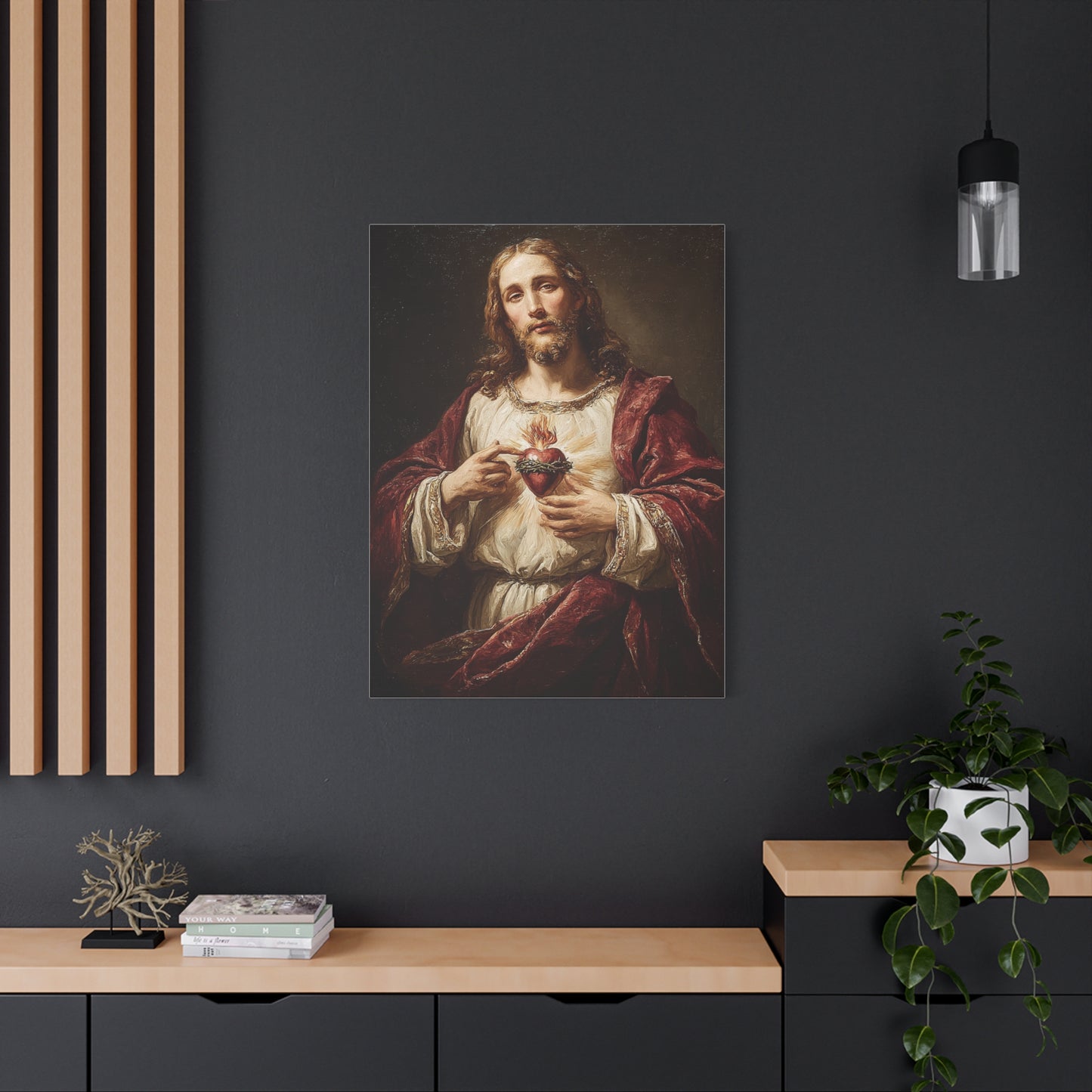 Sacred Heart of Jesus Classical Devotion Wall Art & Canvas Print