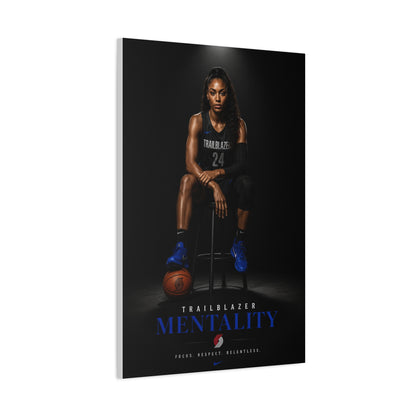 Trailblazer Mentality Women’s Basketball Sports Wall Art & Canvas Print