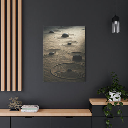 Zen Stone Ripples Wall Art & Canvas Prints