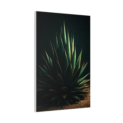 Midnight Agave Sculpture Wall Art & Canvas Prints
