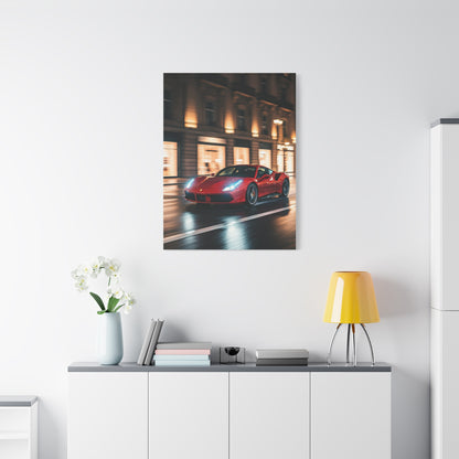 Ferrari 488 GTB City Boulevard Elegance Wall Art & Canvas Prints