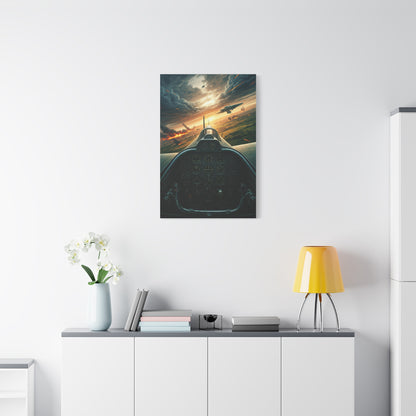 Cockpit Horizon Combat Flight Wall Art & Canvas Prints