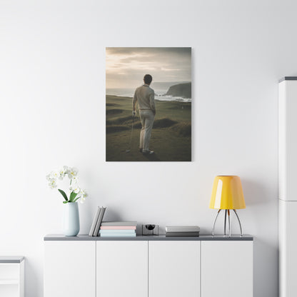 Old Money Coastal Golf Sports Wall Art & Canvas Print