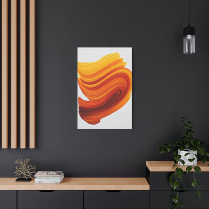 Solar Flame Flow Abstract Wall Art & Canvas Prints