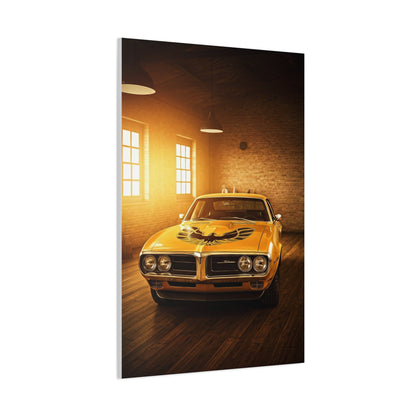 Pontiac Firebird Trans Am Hood Bird Icon Wall Art & Canvas Prints