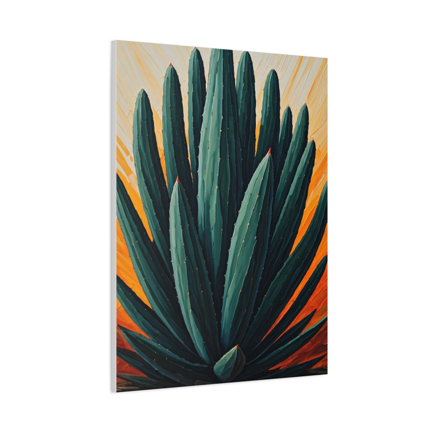 Agave Desert Botanical Illustration Wall Art & Canvas Prints