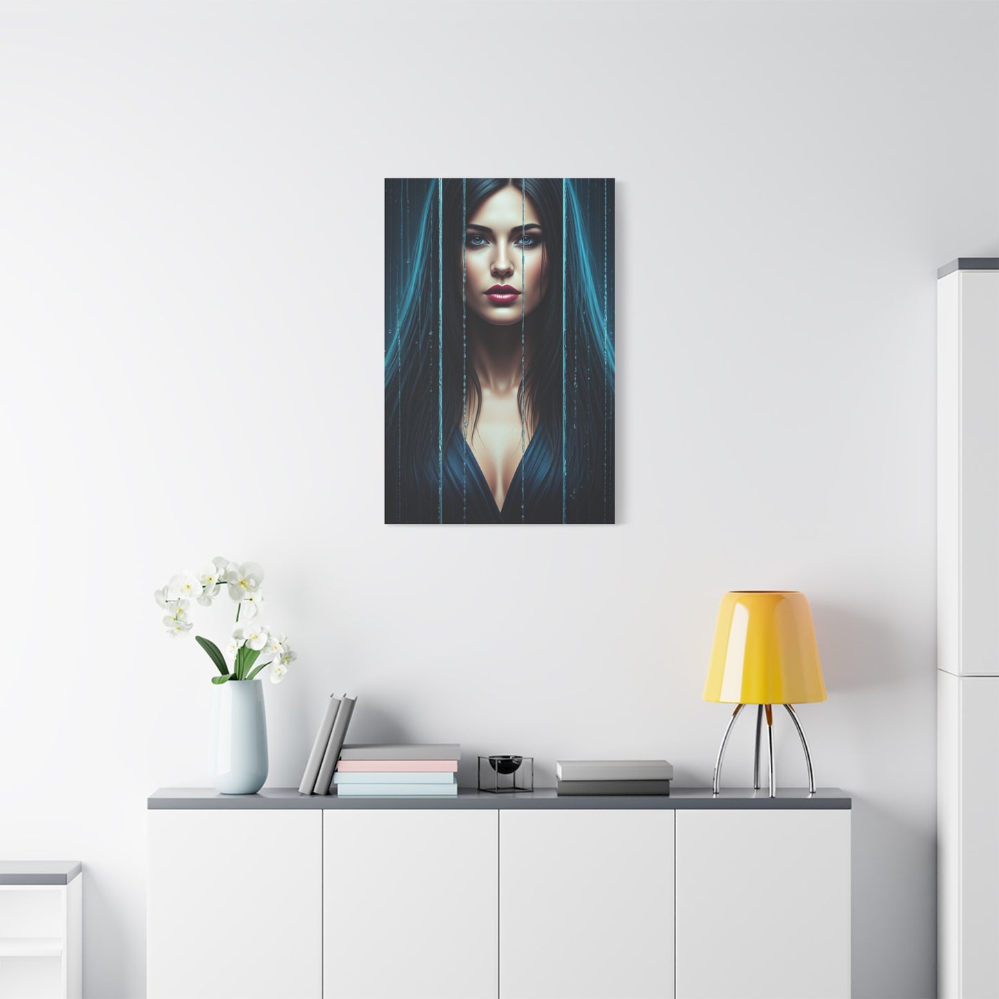 Veil of Blue Serenity Wall Art & Canvas Prints