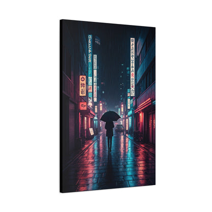 Rainlit City Solitude Wall Art & Canvas Prints