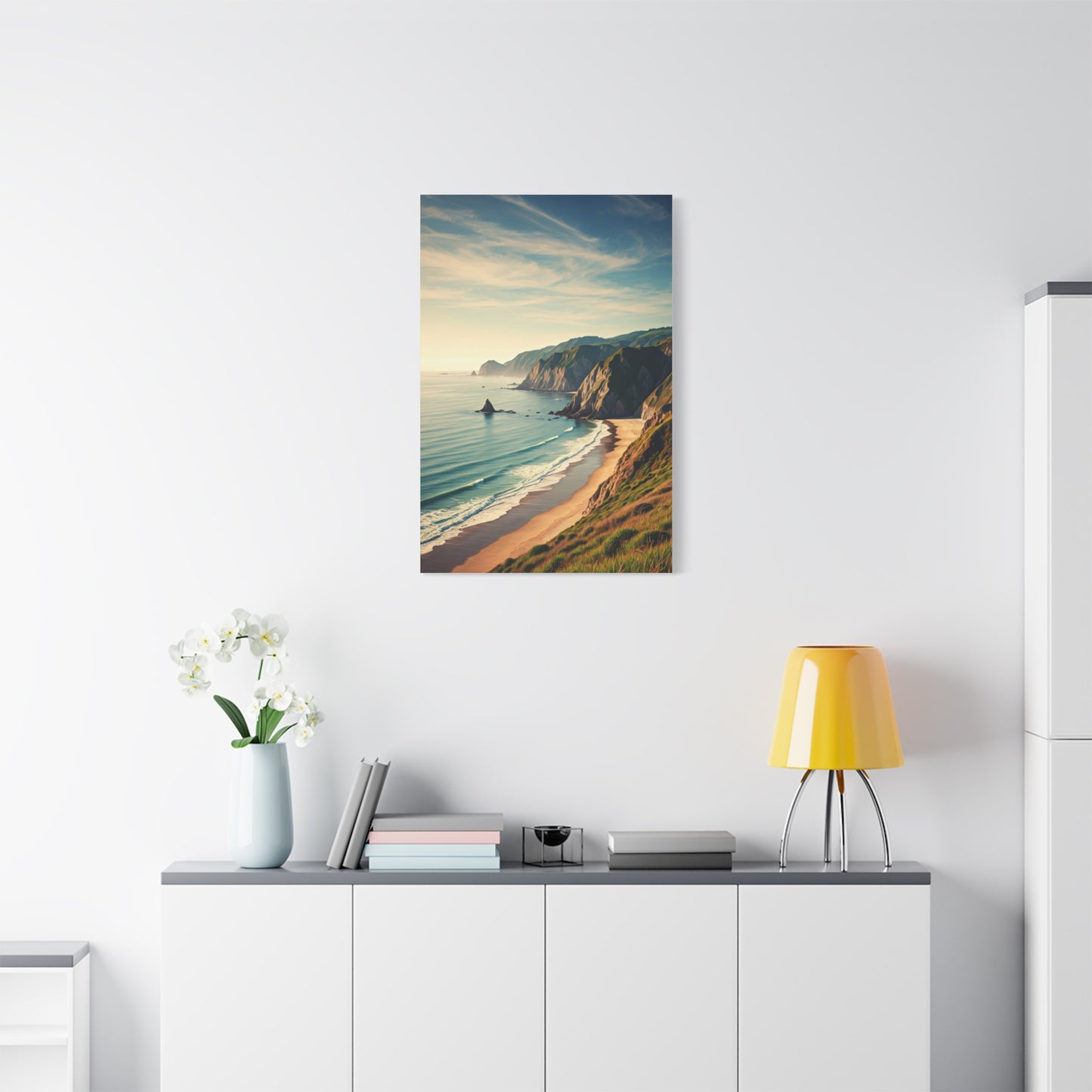 Majestic Cliffside Ocean Panorama Wall Art & Canvas Prints