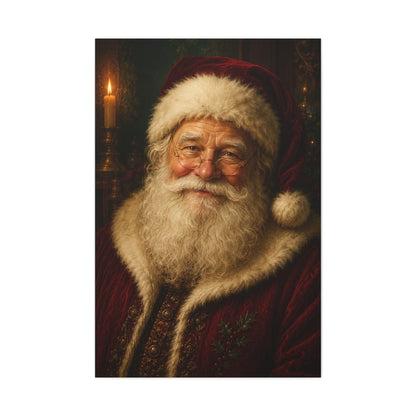 Grand Heirloom Santa Portrait Wall Art & Canvas Print
