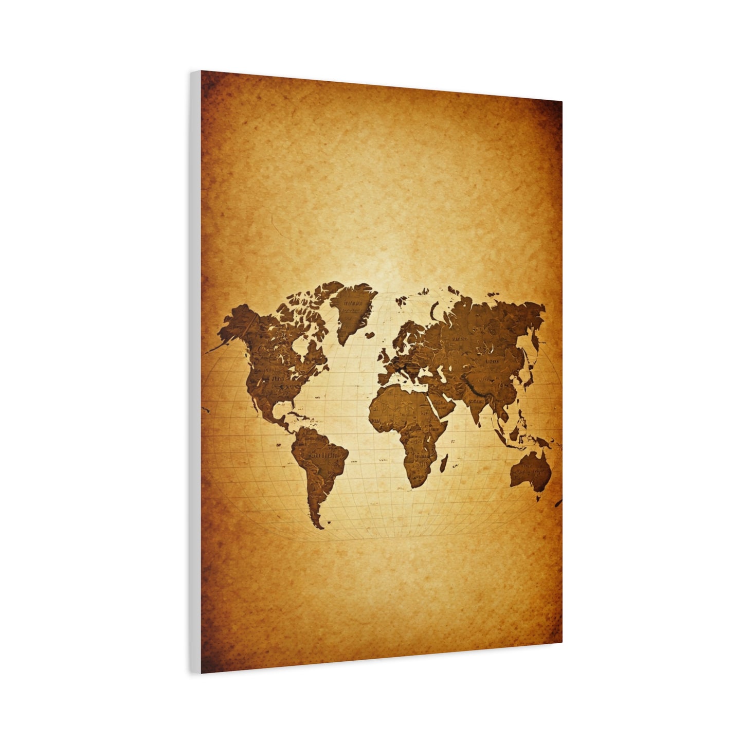 Vintage Portrait Map Fusion Wall Art & Canvas Prints