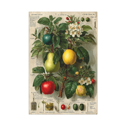 Antique Pomology Botanical Study Wall Art & Canvas Print