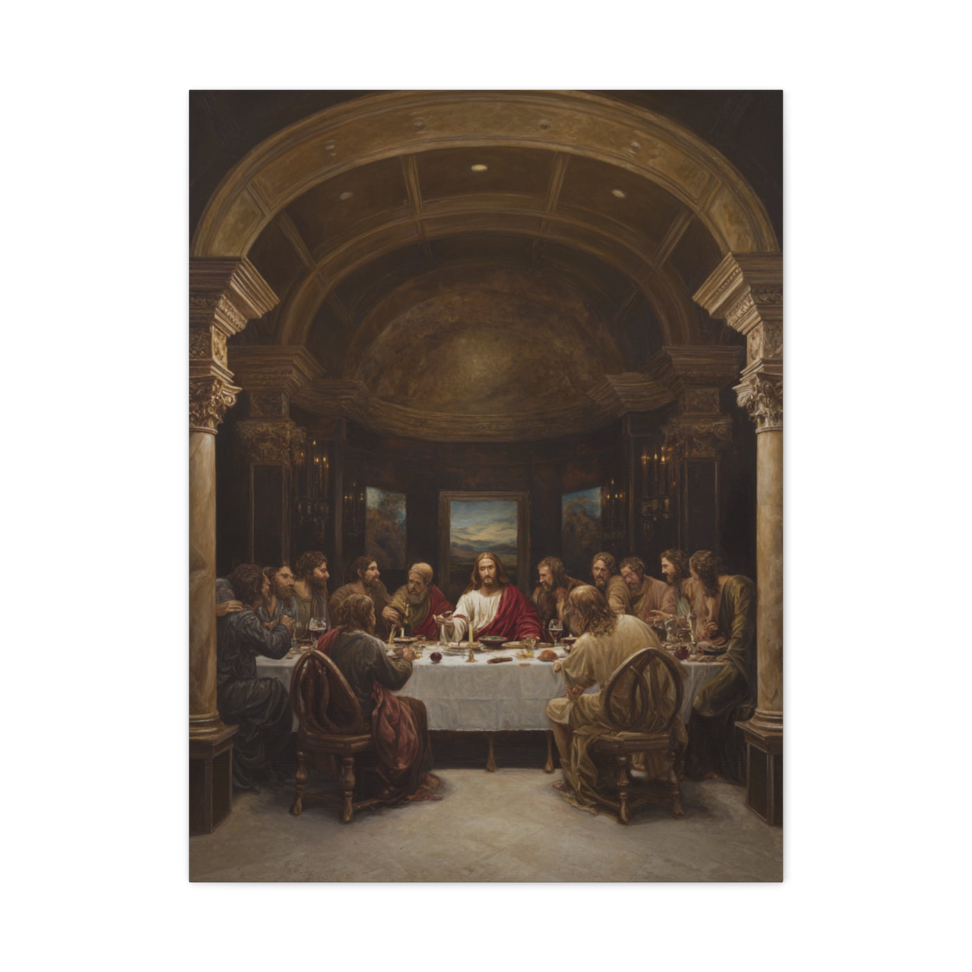 The Last Supper Sacred Renaissance Masterpiece Wall Art & Canvas Print