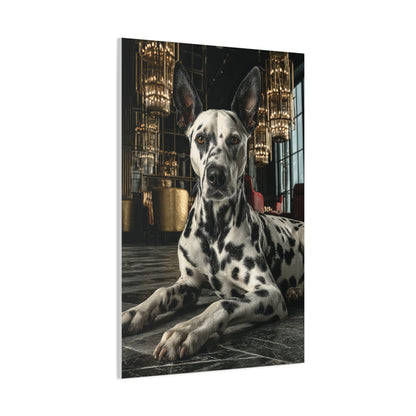 Dalmatian Luxury Lounge Portrait Wall Art & Canvas Print